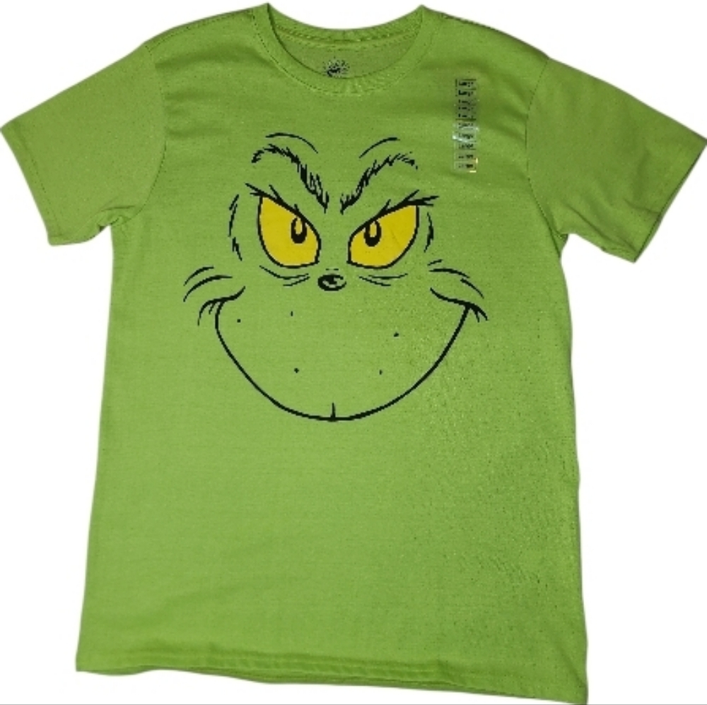 The Grinch Adult Unisex T-Shirt with Grinch Face